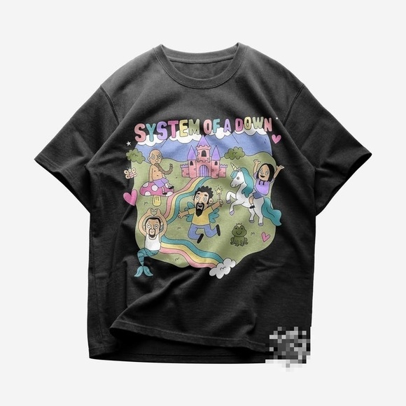 Lignu Other - System Of A Down T-shirt Metal Music Shirt Chop Suey